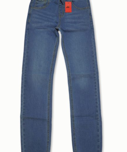 BOYS SLIM FIT ELASTICATED BAND AND BOTTOM JEANS