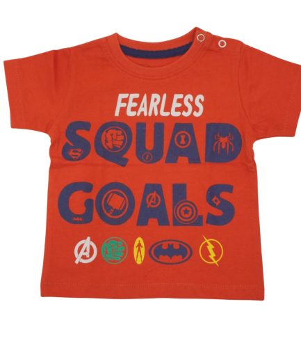 REGULAR FIT ORANGE T SHIRT