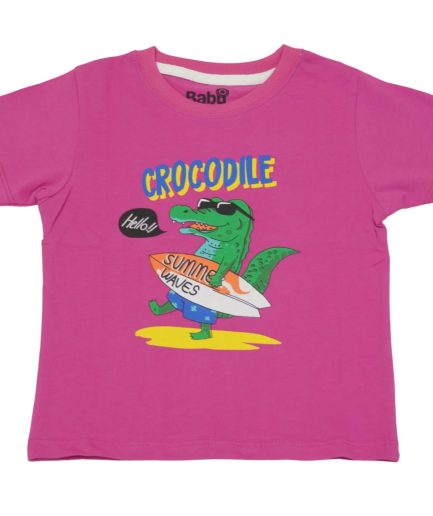 REGULAR FIT PINK T SHIRT