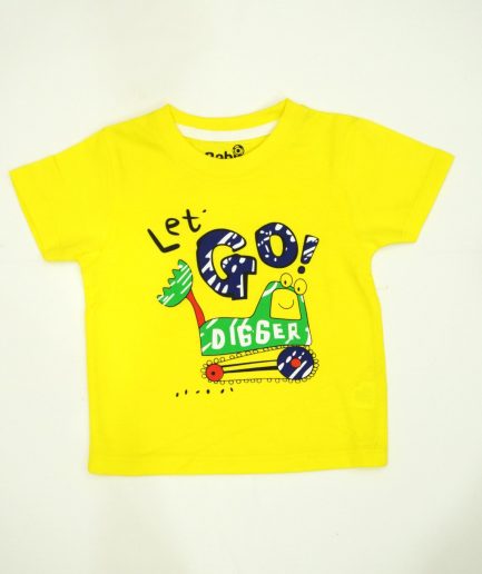 REGULAR FIT LIME T SHIRT