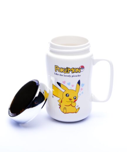 Ceramic Mug with Plastic Lid