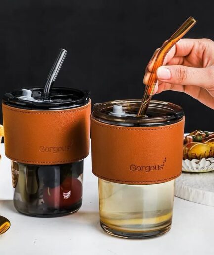 Creative Mug with Straw Lid 400ML